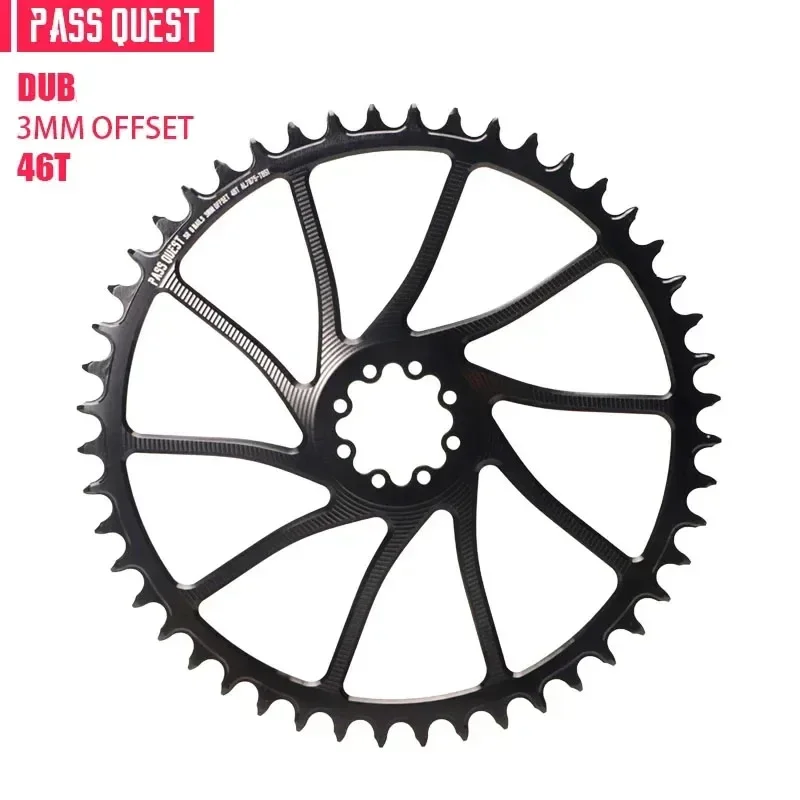 【CTHY】PASS RING PASS QUEST Road Bike 8 Nails chainring 3mm offset Narrow