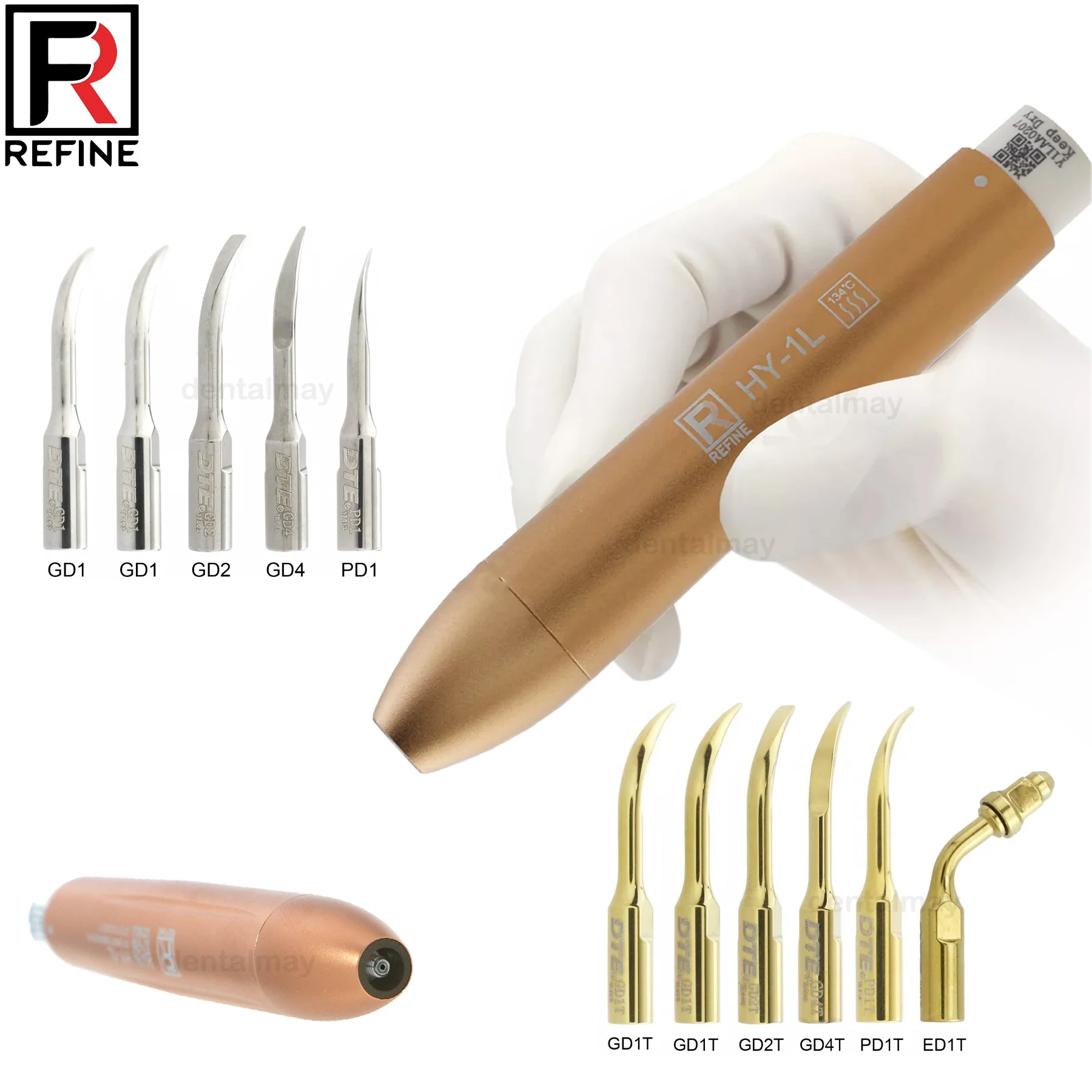 超音波LED歯科用スケーラー,ハンドピース,スリムb.led,satelec,acteon