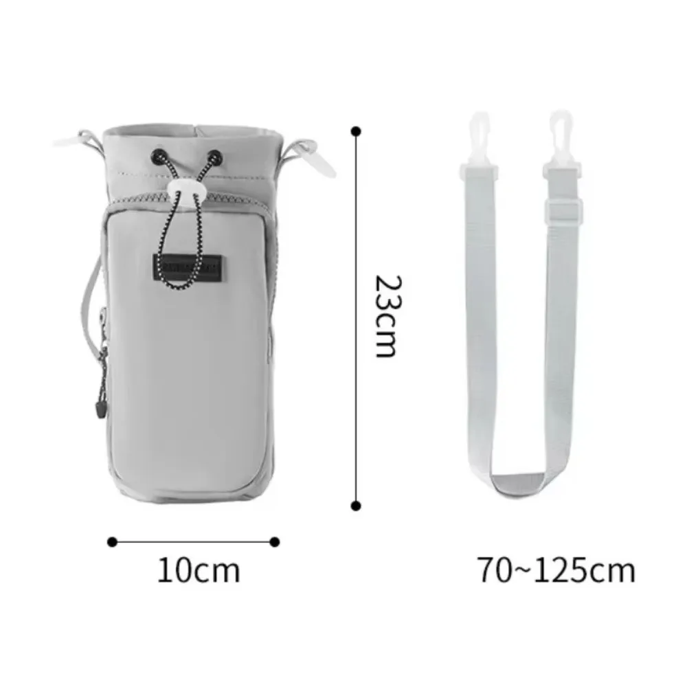 High Quality Water Bottle Bag With Adjustable Shoulder Strap Portable Thermal Vacuum Mug Cup Sleeve Crossbody Universal Bag