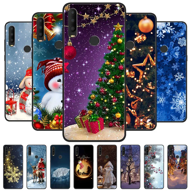 Custodia Morbida In Silicone Natalizio Per Alcatel 3X 2019 1Se 1S 1B 2020 1 5033D Copertura Paraurti Per Alcatel 1B 1A 2022 Cute Bumper Funda