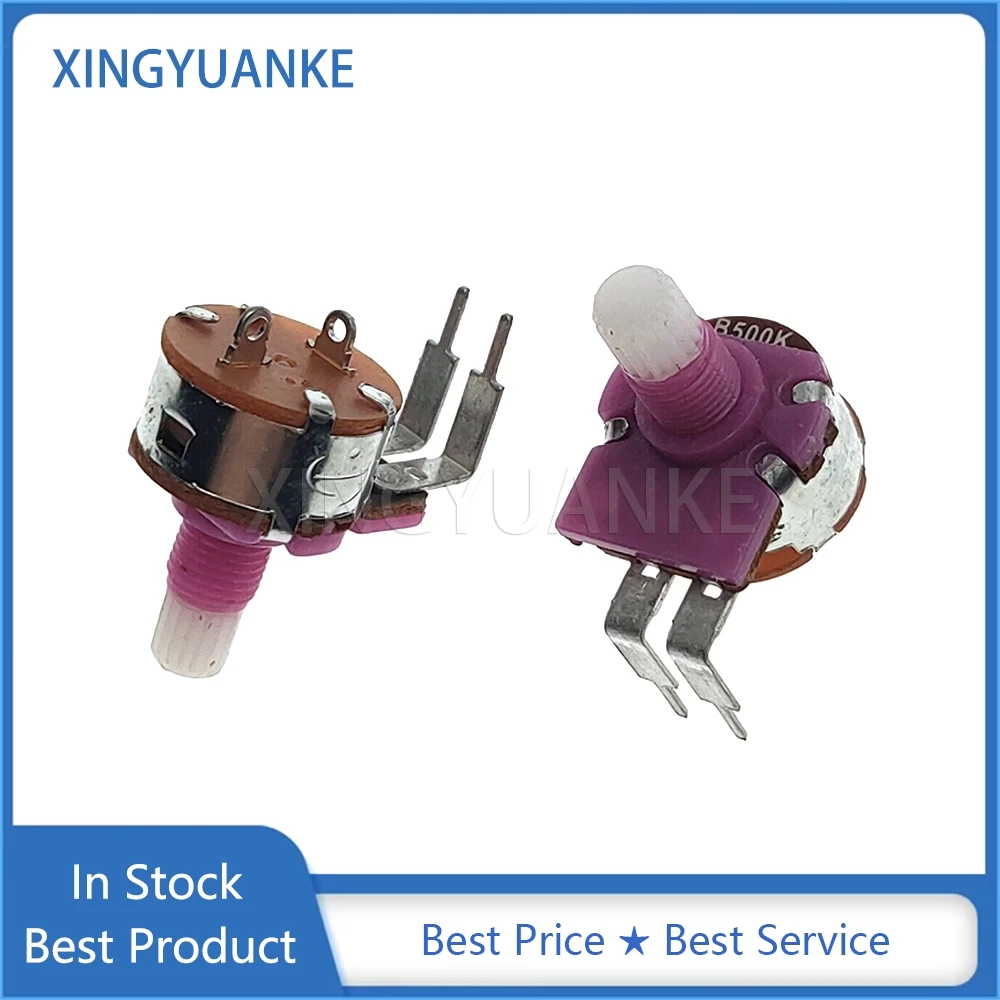 Adjustable Potentiometer Desk Table Lamp Dimmable Dimmer B500K Switch With 2 Pins Reading Light Dimmer Control Switch 5PCS multiturn potentiometer linear potentiometer rotary potentiometer potentiometer kit trimmer potentiometer adjustable resistor potentiometer knobs electronic components