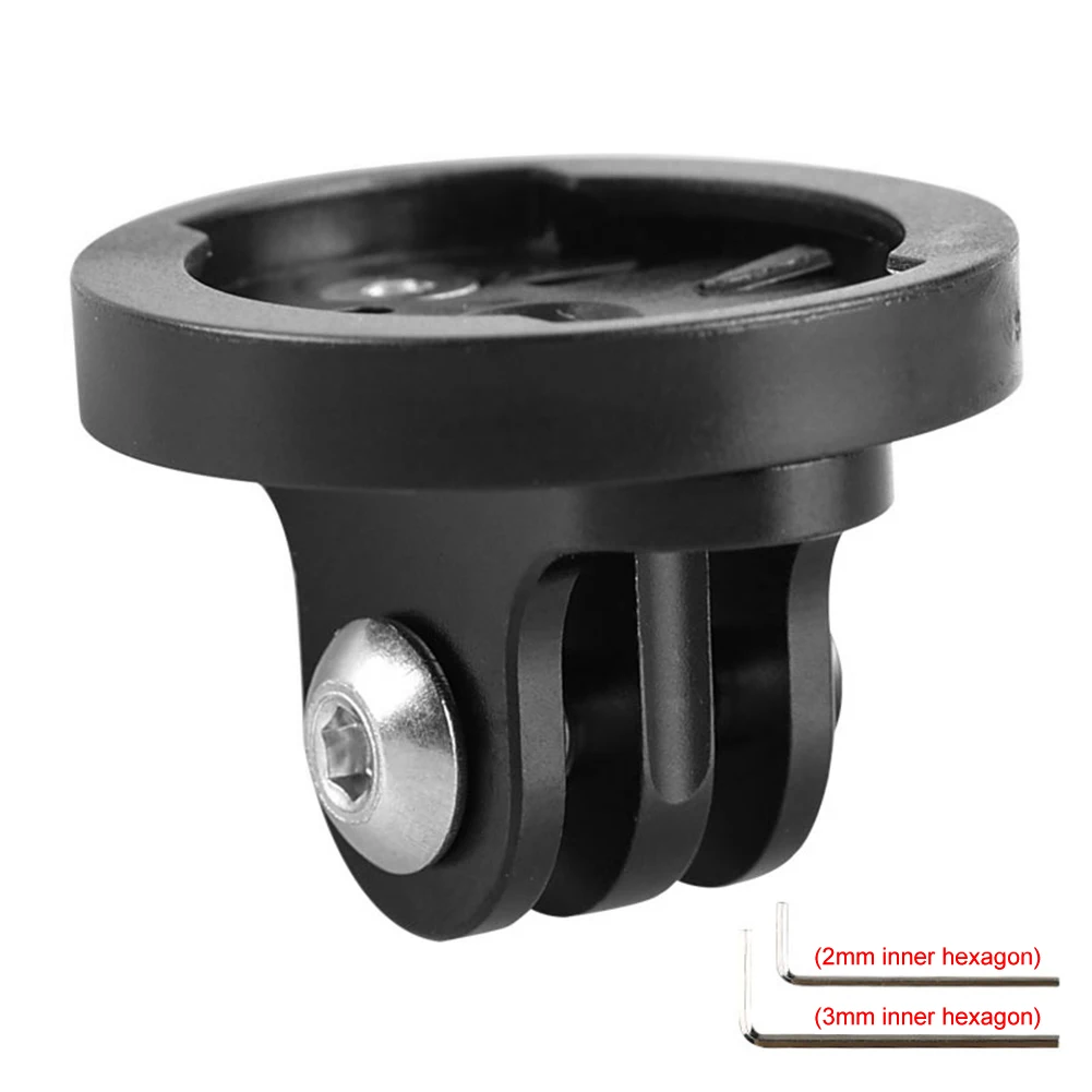 Bicycle Computer Holder Base Bike Camera Mount Holder Bracket Adapter Aluminum Alloy Bicycle Camera Light Mount for Garmin Gopro