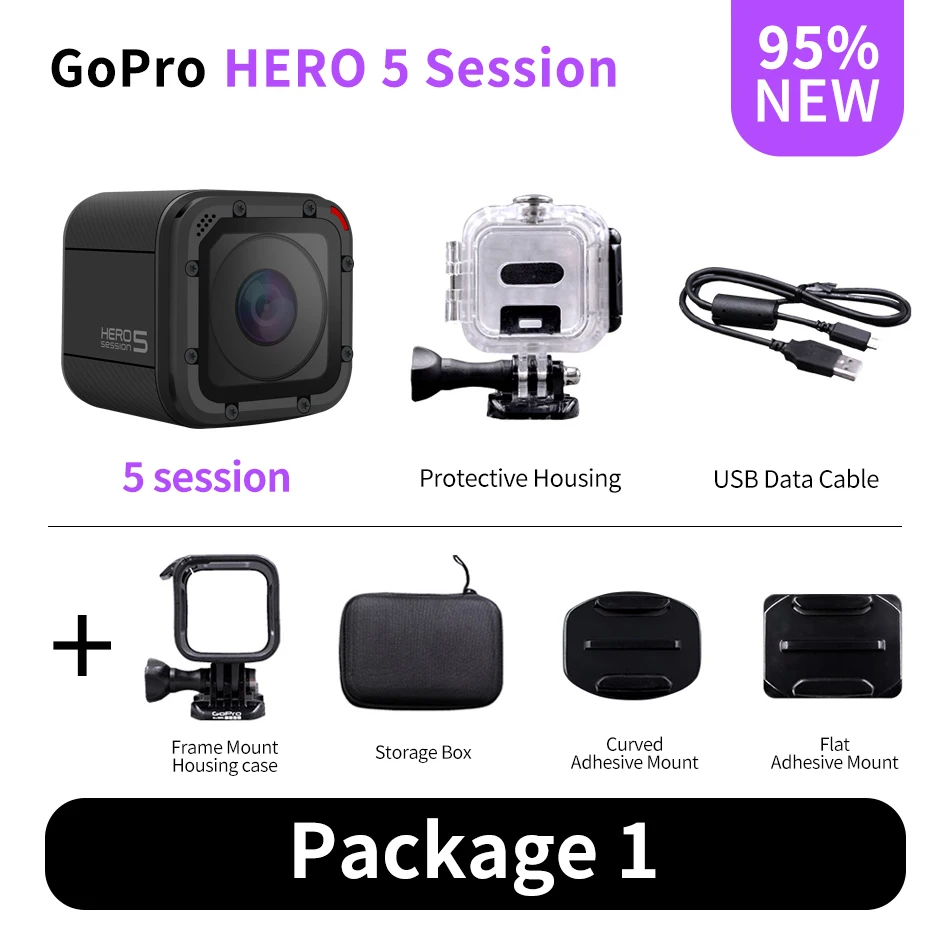 Original GoPro Hero 7 Black Special Bundle Action Camera Go Pro Hero7 Sport  Cam 4K 60fps 1080P 240fps 12MP Photo Live Streaming - AliExpress