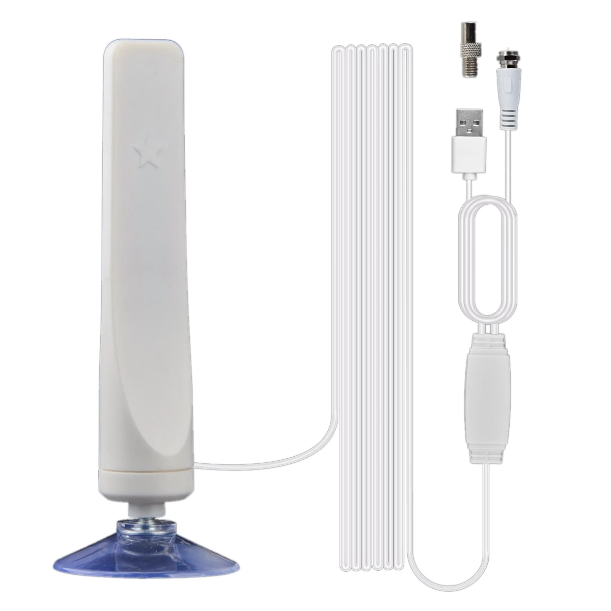 

Indoor Digital HDTV Antenna TV 50 Range Radius Amplifier DVB-T2 Clear Satellite Dish Signal Receiver Aerial