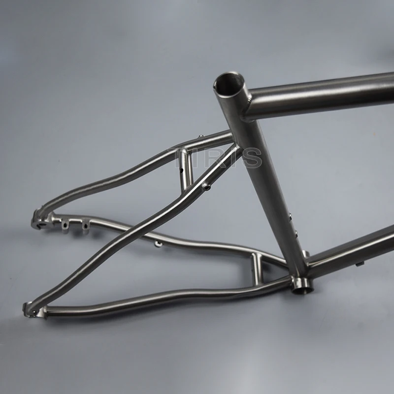 TIRIS Titanium Gravel Bike Frame Cyclocross Road Endurance Bicycle