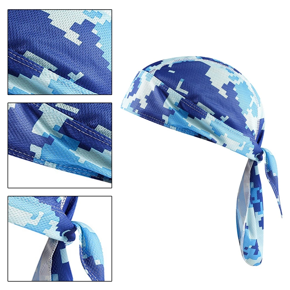 Quick Dry Cycling Cap Head Scarf Summer Men Running Riding Bandana Headscarf Pirate Cap Headband Men Head Scarf 2