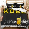 3D Printed Basketball Star Bedding Set 2/3PCS Duvet Cover Set Quilt Cover with Pillowcase Toddler Boys Bedroom Bedclothes 1