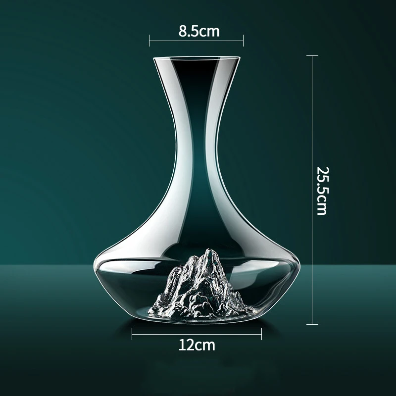 1500ml Crystal Glass Red Wine Decanter Creative Reds Wines Whiskey Wines Wine Quick Waterfall Iceberg Dispenser Red Kettle,wine aerator pourer,wine aerator decanter