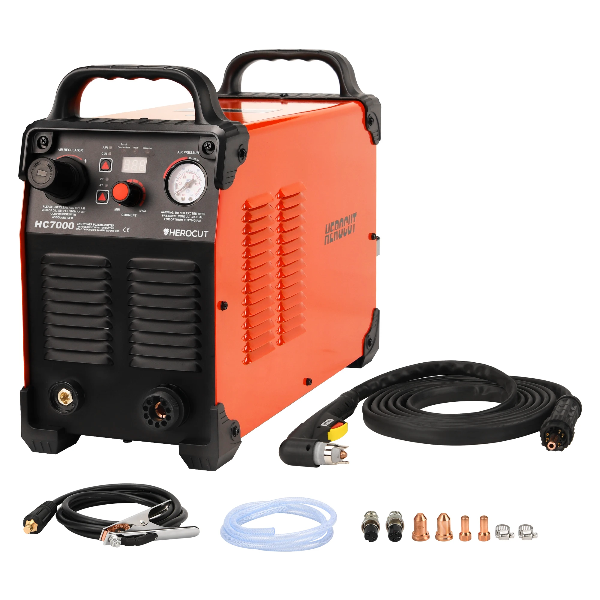 CNC Pilot Arc Plasma Cutter HeroCut HC7000 Non HF Blow Back 220V High