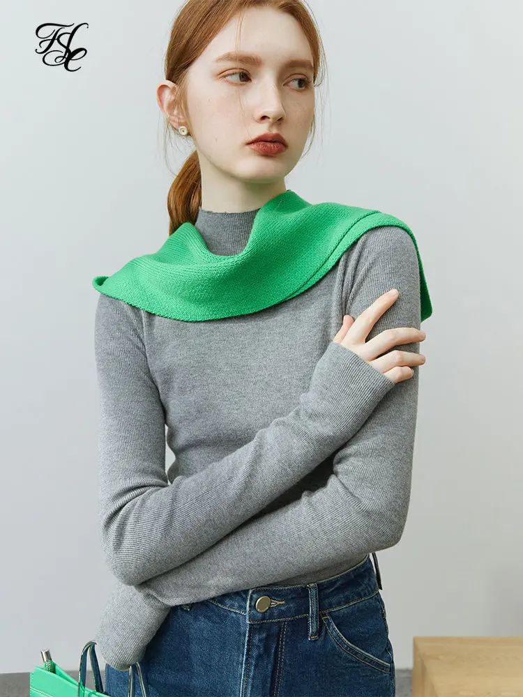 Women's Thickened Turtleneck Bottoming Shirt Autumn And Winter Warm Sweater