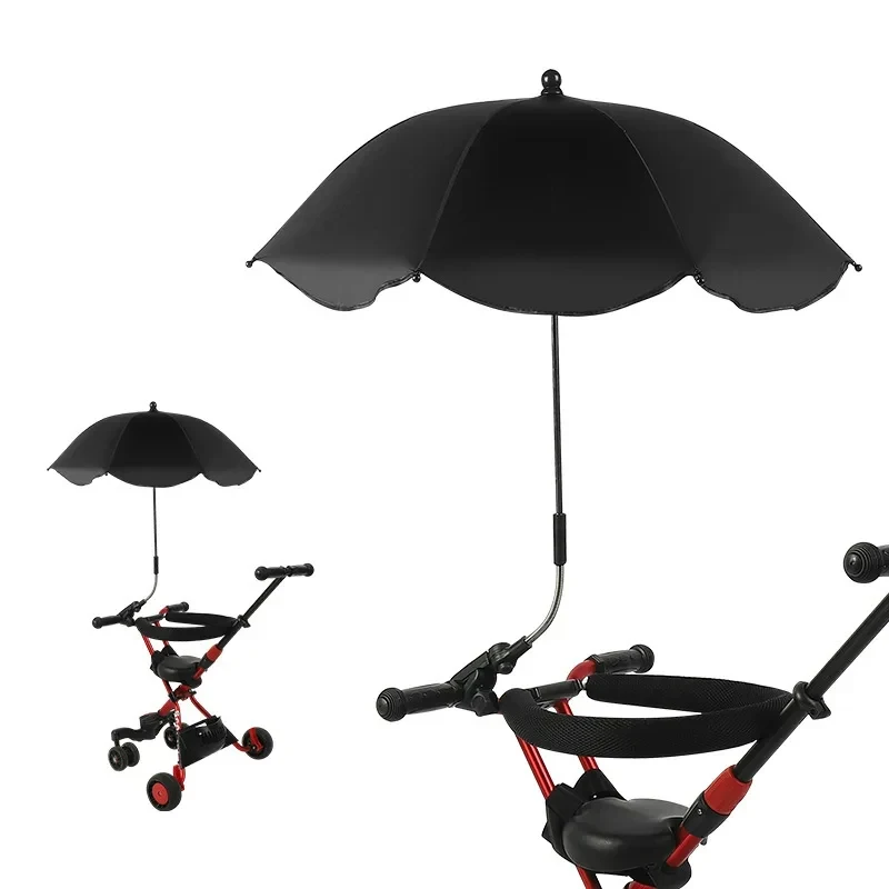 Universal Adjustable Shade Umbrella UV Protection Sun Visor Portable Parasol for Stroller Accessories Baby Stroller Umbrella Universal Adjustable Shade Umbrella UV Protection Sun Visor Portable Parasol for Stroller Accessories Baby Stroller Umbrella