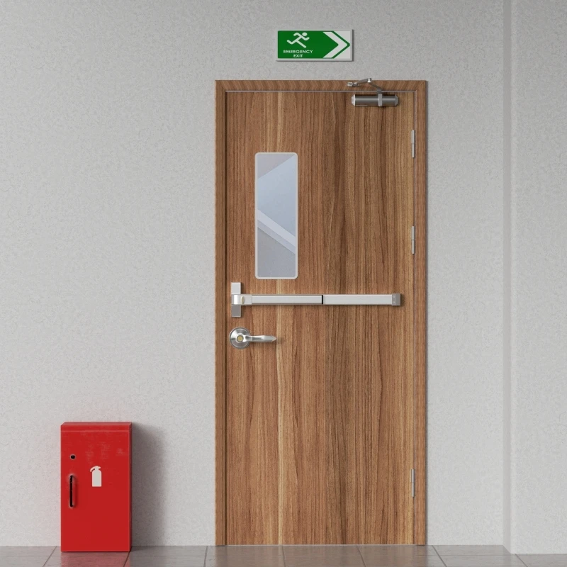 Door Push Bar Commercial Emergency Bar Panic Exit Device Suitable For Wood Metal Door 70-104 cm Width With Exterior Handle