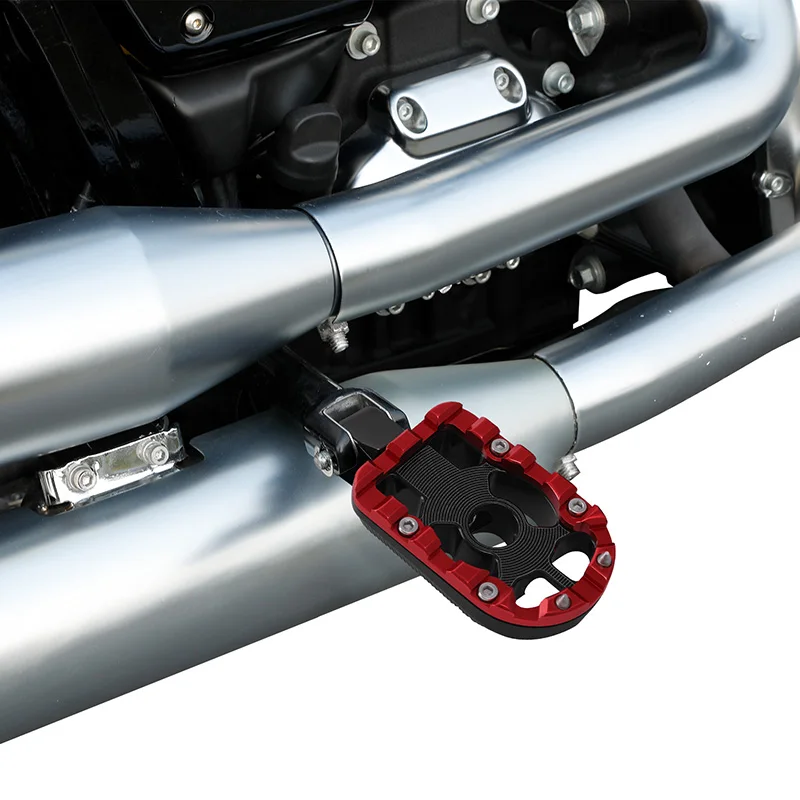 Repose-pieds Avant Pour Harley-Davidson Softail & Sportster S (2018-2024) - Noir, Aluminium, Confort Amélioré
