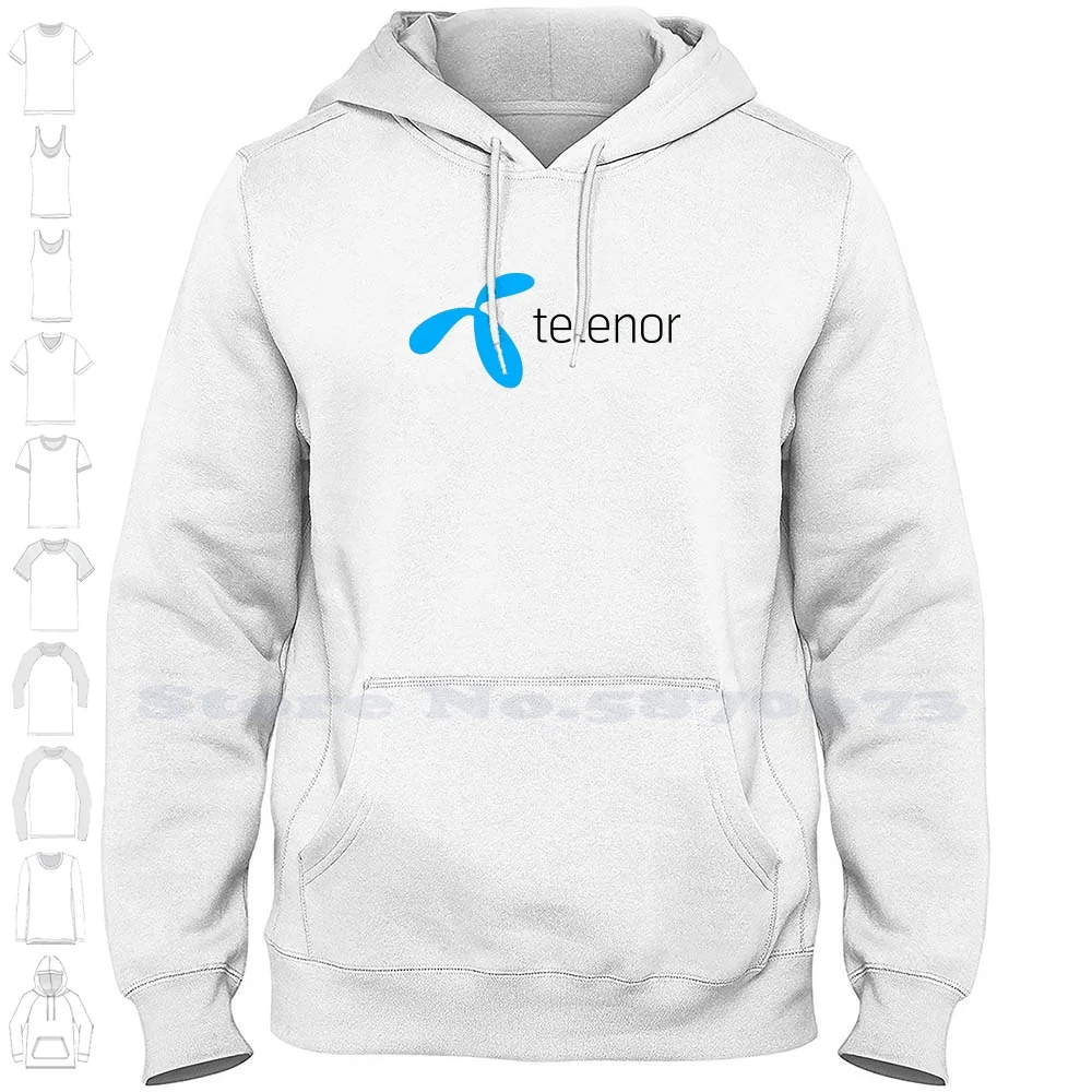 

Толстовка Telenor с логотипом бренда, Высококачественная толстовка из 100% хлопка, новая толстовка с графическим рисунком