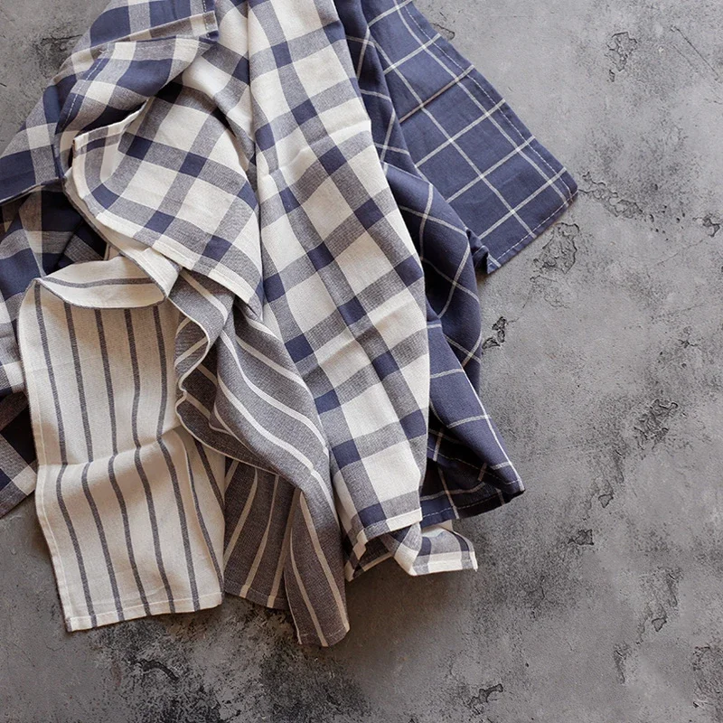

Best 100% Cotton Kitchen Towels Dishcloth 50x70cm Set Of 5 Absorbent Premium Eco Decoration Dish TJ7846 Tea Tabletop Towel