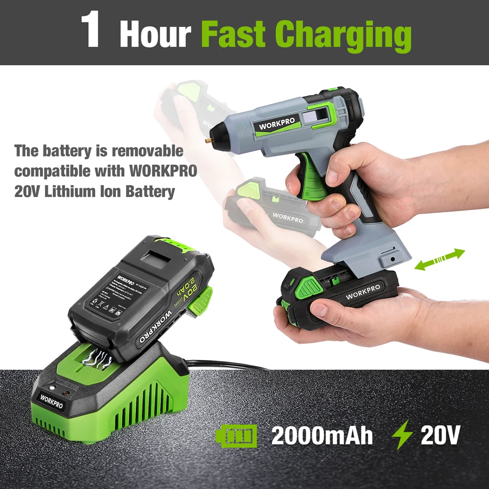 Рисунок 6 - Набор клеевого пистолета WORKPRO с палочками