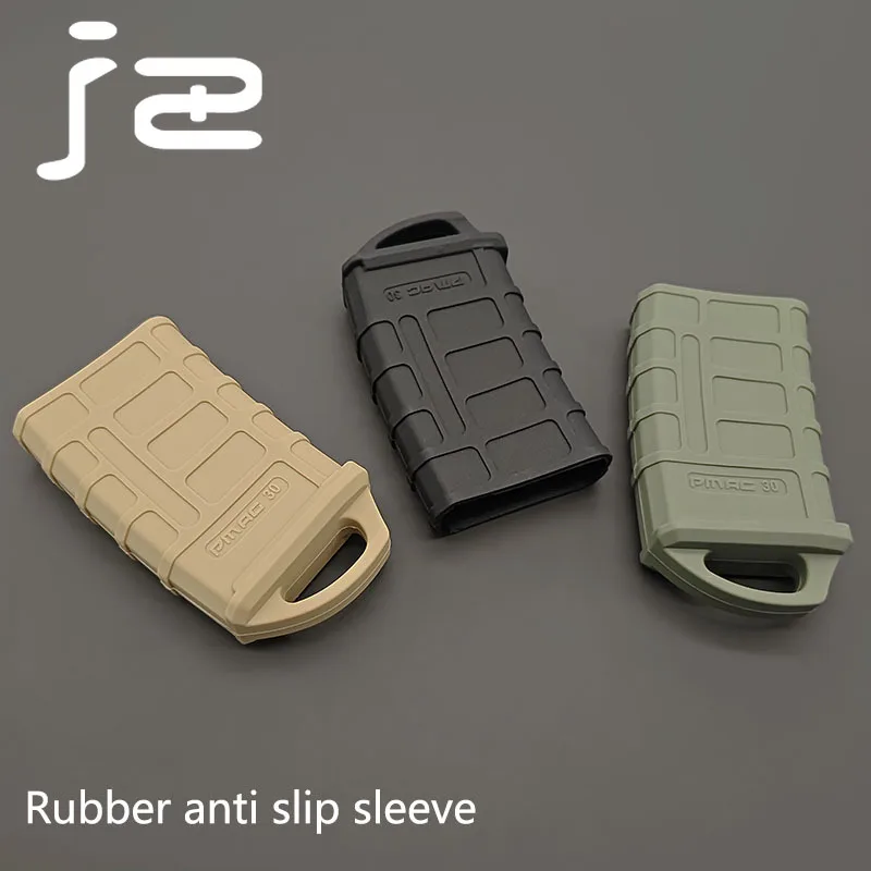 

Toys M4/M16 PMAG Fast Magazine Rubber 5.56 Mag Holster Rubber Pouch Sleeve Rubber Slip Cover Tactical Hunting Accessories 2/1Pcs