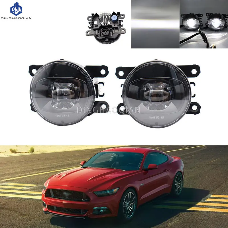 LED Fog light DRL Daytime Running Light 12V H11 For Ford Mustang 2015