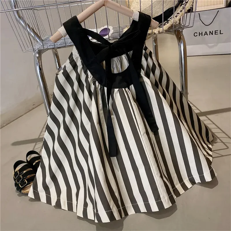 

Girl Dress Kids Baby Party Evening Gown Cotton 2024 Dots Spring Autumn Outwear Garden Flower Girl Dress Children Clothing