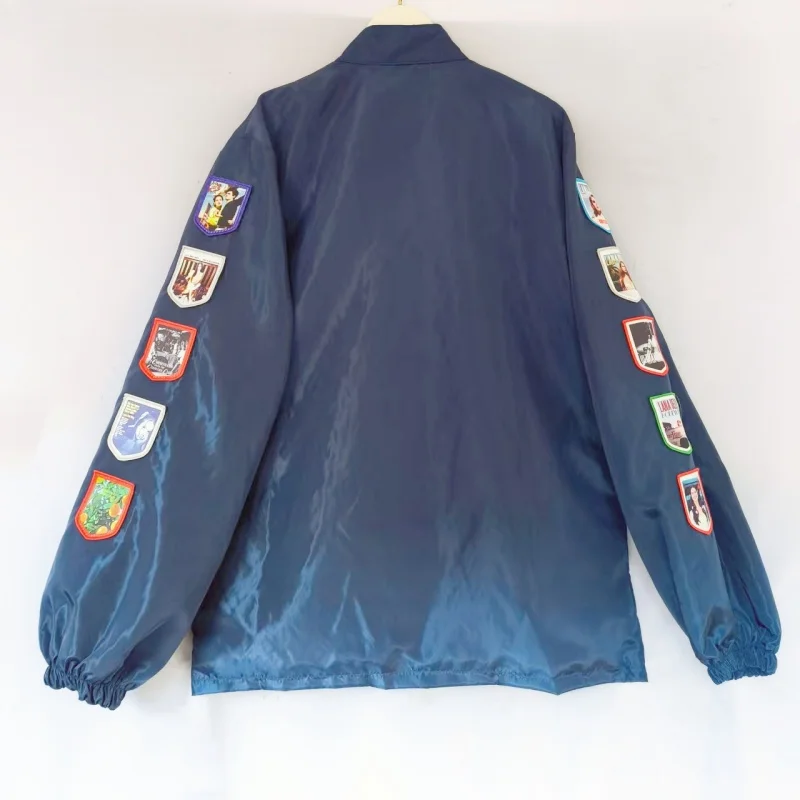 LDR Men's & Women's Navy Blue Commemorative Lana Racing Jacket Embroidery Patch Patch Del Racing Jacket Reys Clothing 2025 New 2