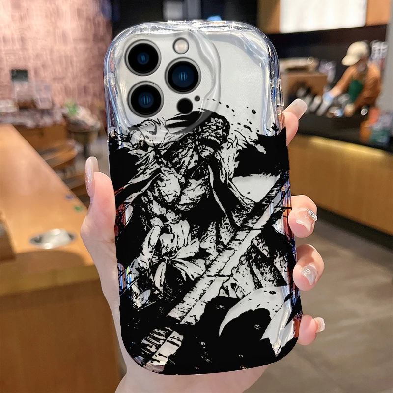 Stylish Anime Bleach Wave Design Shockproof Phone Case