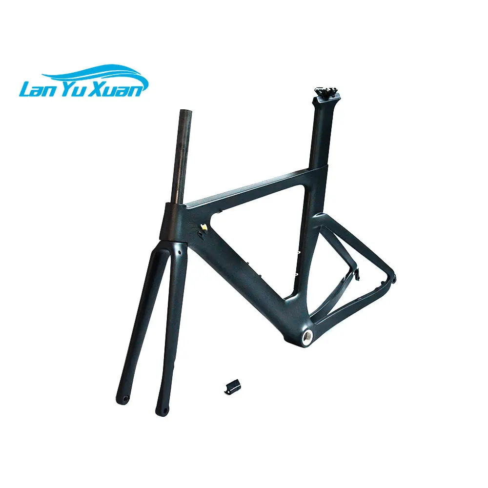 700C Road Bike Frame Carbon Frame Bicycle Component with T800 Carbon Fiber Fork and Seatpost Disc Brake адаптер дискового тормоза shimano sm ma90 from postmount brake to postmount fork frame for 180mm rotor a176248