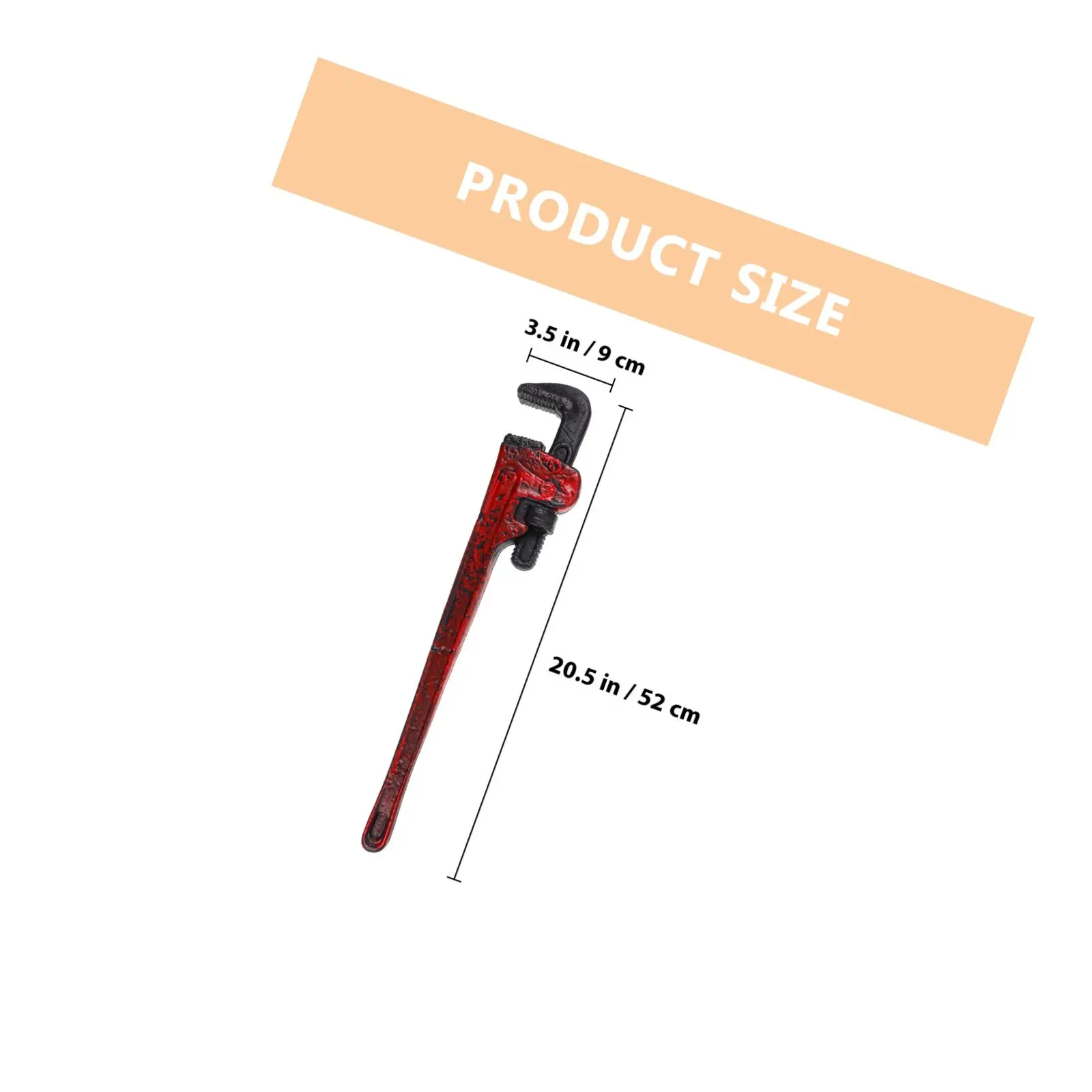 3Pcs 할로윈 렌치 소품 높은 시뮬레이션 플라스틱 렌치 파티 코스프레 코스프레 의상 액세서리 할로윈 용품