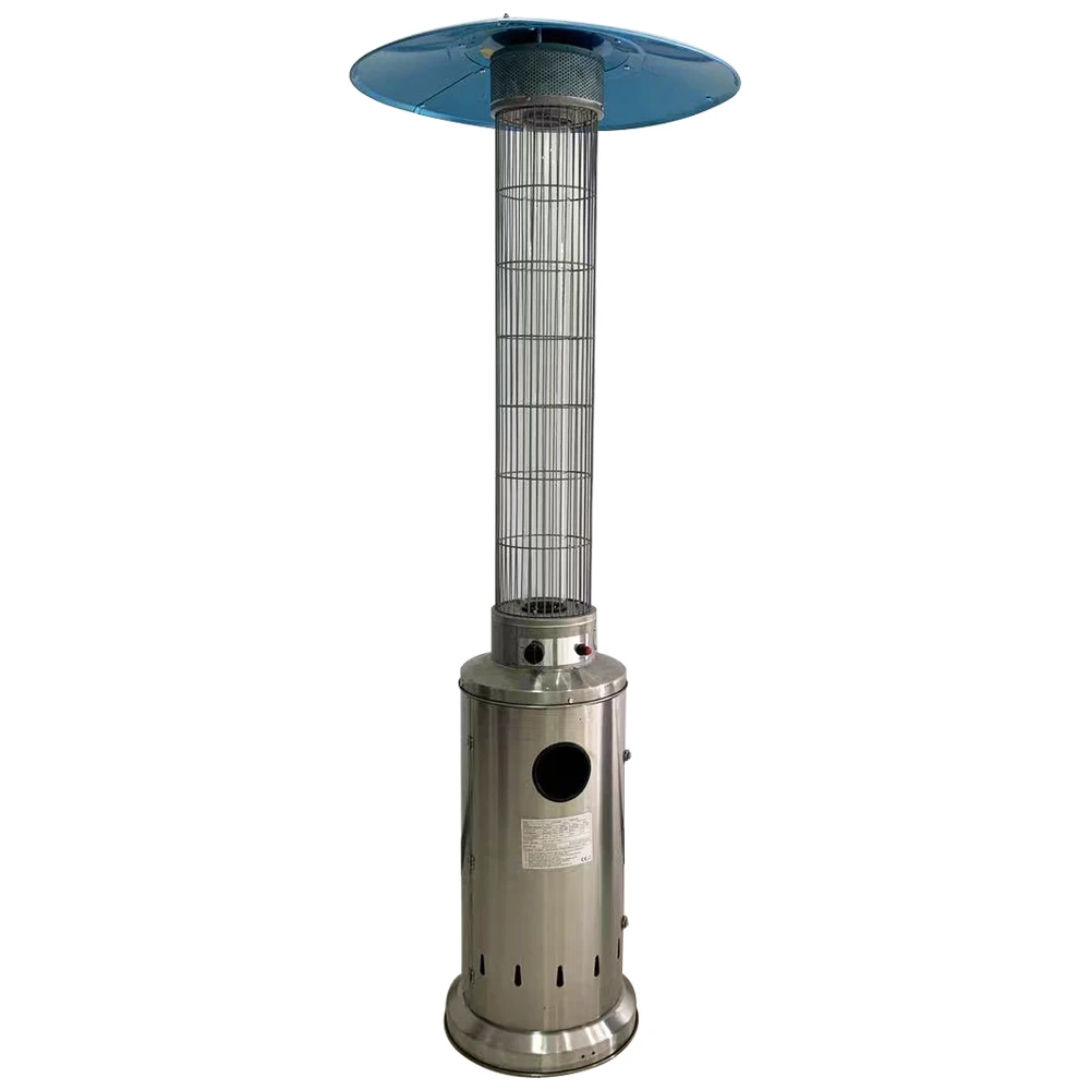 Tube Gas Patio Heater YF-PH3 Style Glass Europe Portable Garden Stainless Steel Infrared Heater Free Spare Parts CN;GUA