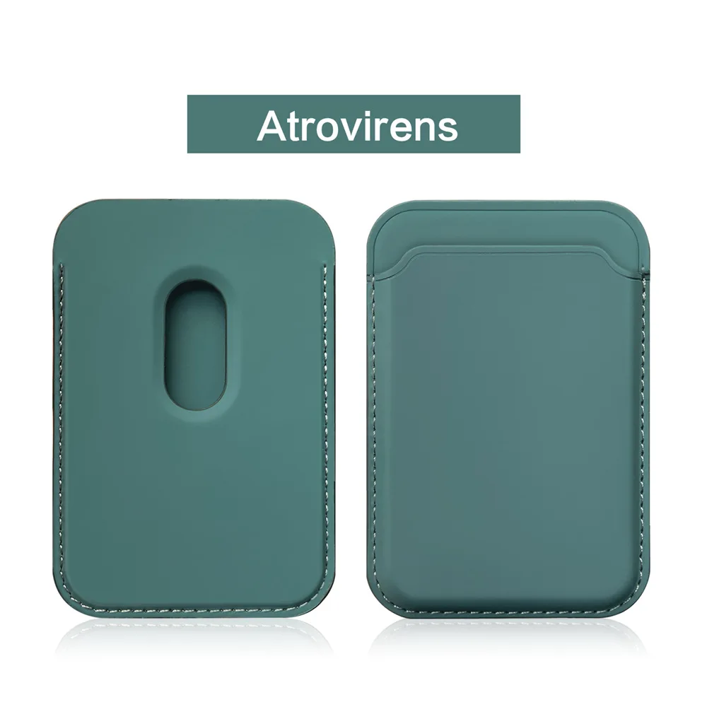 Premium Magnetic Card Holder Wallet Case with Liquid Silicone Finish