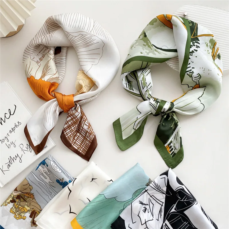 Рисунок 3 - Шелковый шарф женский Универсальный