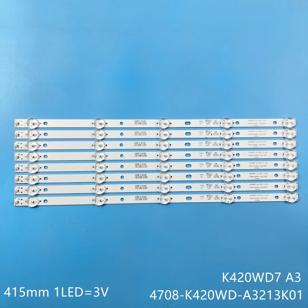 Светодиодная лента для подсветки P hilips 43ULEA99T2SM 43PFT4001/60 43PFF5459 42PUF6052 K420WD7 4708-K420WD-A3213K01 K420WDB TH-43C500C