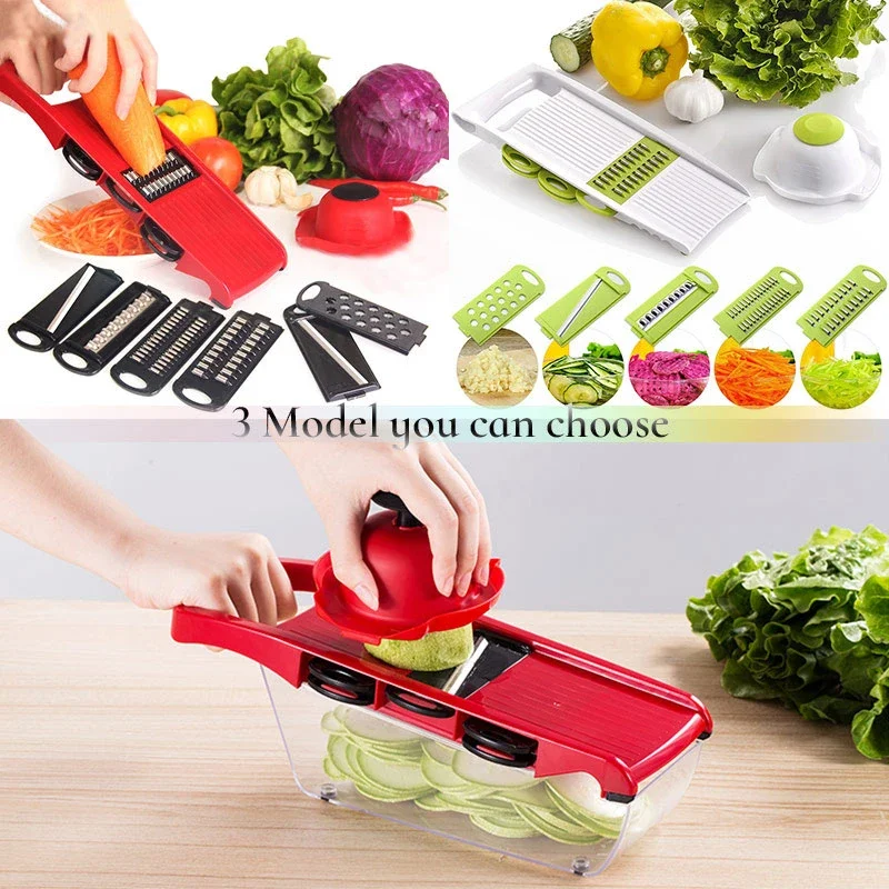  Trituradora de verduras, cortador de verduras, 12 en 1, la  tercera generación de trituración de alimentos (Slicing) máquina para  cortar verduras, queso, frutas, apio, patatas, zanahorias, ensaladas de  frutas (blanco) 