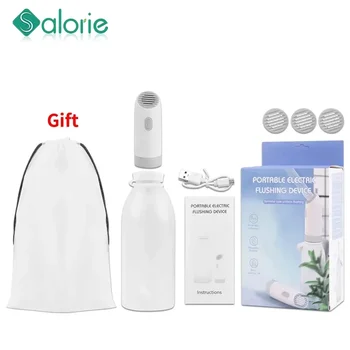 Electric Bidet Sprayer Portable Travel Hand Held Personal Cleaner Hygiene Bottle Spray Washing Women Baby Butt Flushing Device