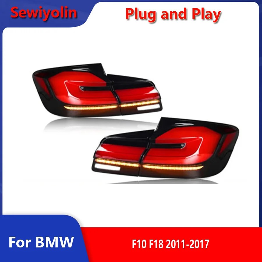 

Car Accessories Led Tail Lights For BMW F10 F18 2011-2017 G38 Style Plug And Play 12V DRL Signal Automotive Brake Driving Lamps