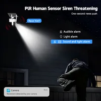 Caméra IP solaire sans fil extérieure WiFi PTZ SZSINOCAM avec batterie intégrée, caméra de surveillance vidéo HD, longue durée de veille 5