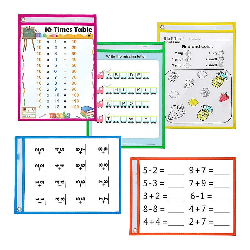 Drawing Toy Educational Toys Educational Drawing Toy 10Pcs Transparent Dry Brush Bag Kids Craft Drawing Board Painting Doodle Coloring Learning Educational Toys For Children Gift