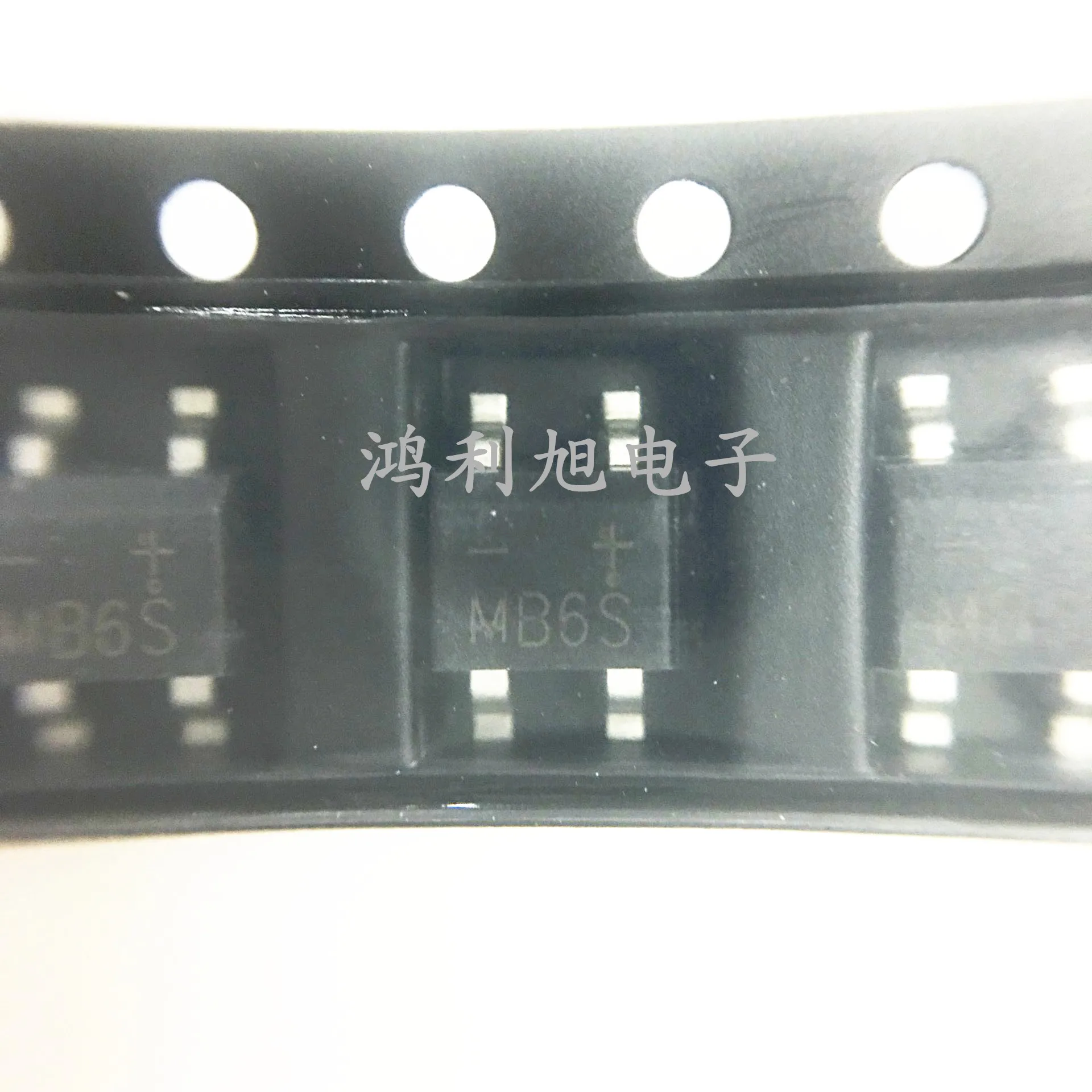 

100 шт./партия, выпрямительный мост MB6S, один диод 600 в А, 4-контактный SOIC N T/R