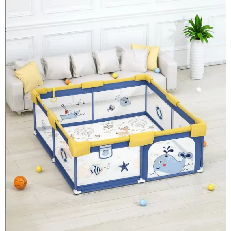 Discounting playpen for baby indoor safe playpen with play mat ocean ball baby games toys for kids