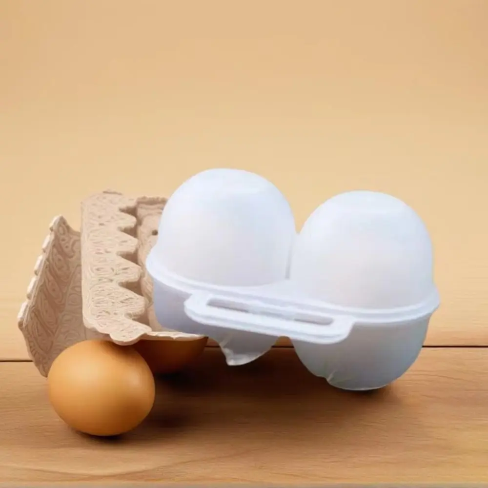 Transparent PP Portable Egg Box Shockproof Outdoor Storage
