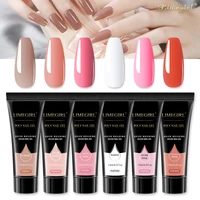 Nail Extension Gel Kit Nail Gel with Nail Light Base Gel Top Coat Long Lasting Poly Gel Nail Kit Starter Kit 2