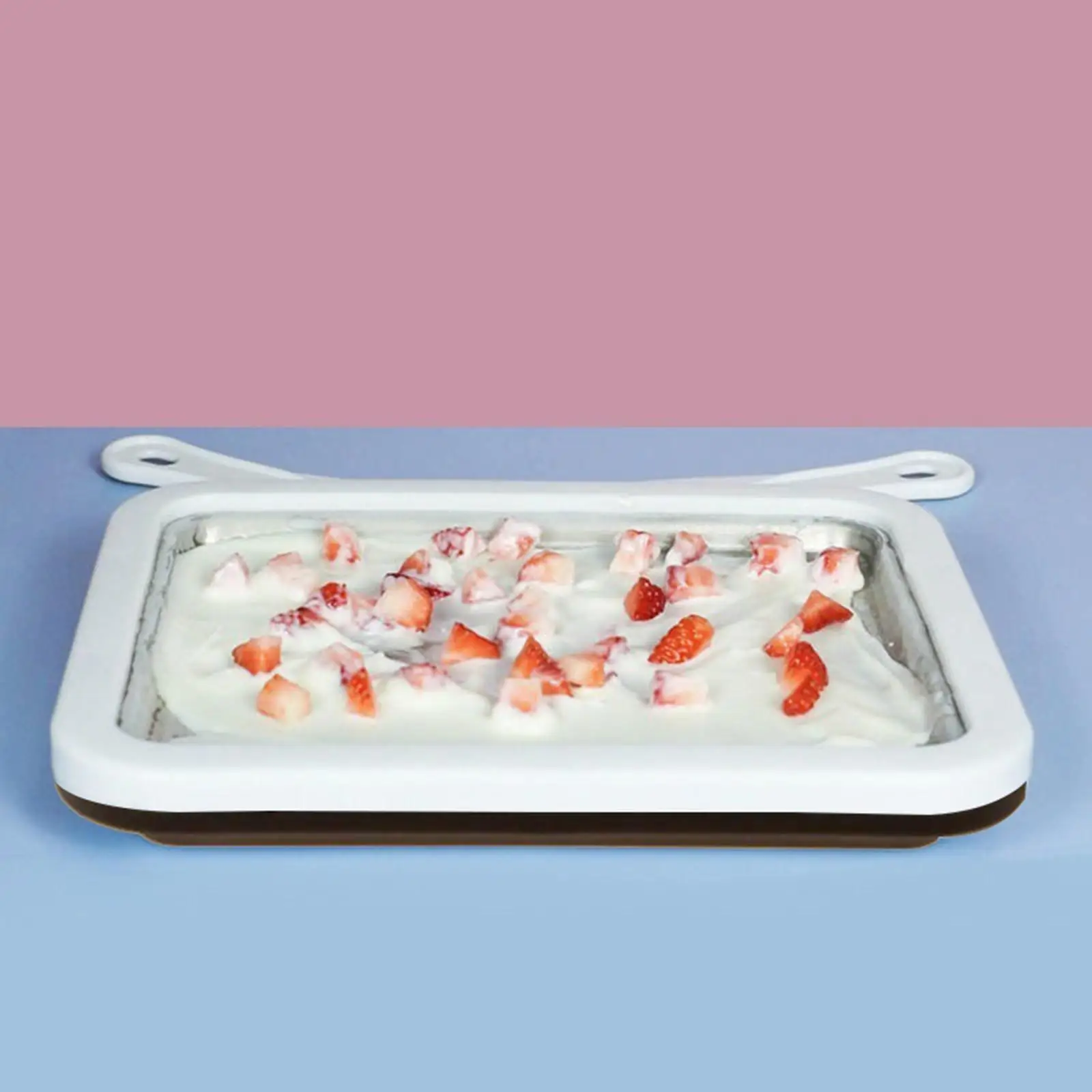 Ice Cream Pan Instant Ice Cream Maker Rolled Cream Sorbet DIY Versatile Gelato Ice Cream Cold Plate Frozen Yogurt Maker Tray