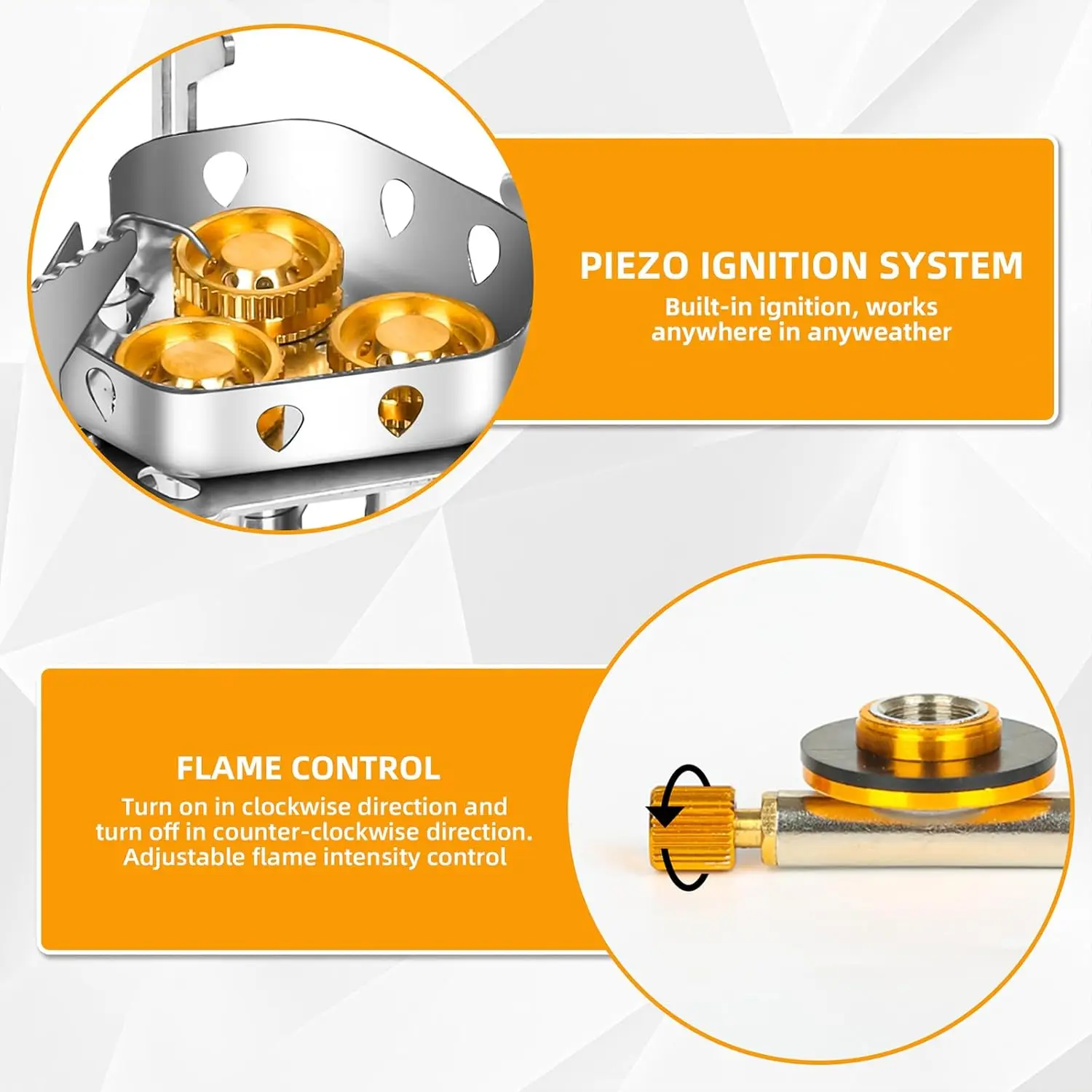 Portable Windproof Camping Gas Stove 4