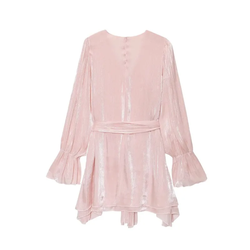Satin Dress Women's Sundress Casual Dresses Long Sleeve Y2k Luxury Summer  Universal 2025 Prom Woman Sleeves Womens Resort - AliExpress 200000345