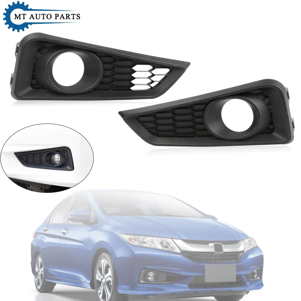 

MTAP Front Bumper Fog light Fog Lamp Cover Hood Garnish For HONDA CITY GM6 2015 2016 2017 2018 OEM:71107-T9A-T00 71102-T9A-T00