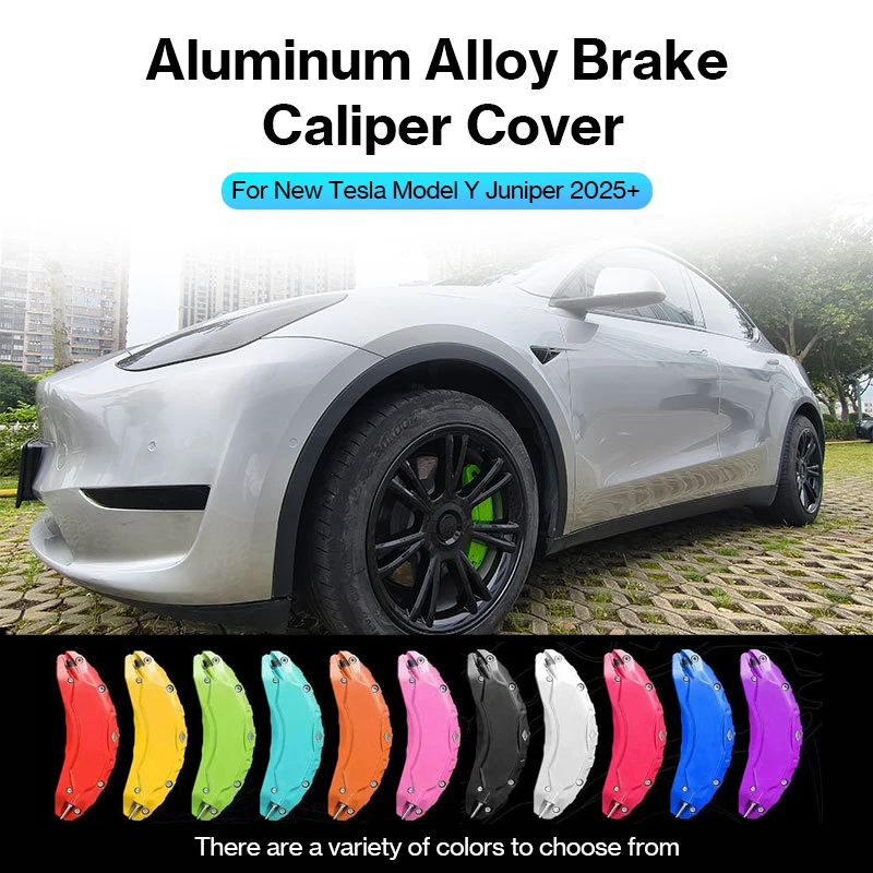 【新品未使用】テスラ Model Y ジュニパー ブレーキキャリパーカバー テスラ モデルY ジュニパー 2025用 ブレーキキャリパーカバー アルミ