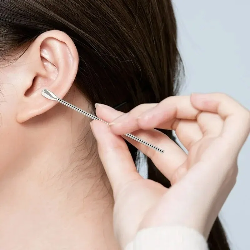 Ear Pick Six-piece Set Ear Cleaning Ear Picking Earpick Convenient Portable Portable Ear Pick Household Portable for Adults 5