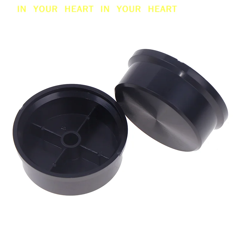 2PCS 플라스틱 도금 손잡이 전위차계 손잡이 증폭기 볼륨 조절 손잡이 꽃 모양의 내부 구멍 6mm