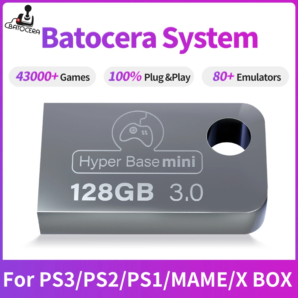 USB 3.0 128 GB Disk Plug & Play Batocera 35.Linux System 43000+ Games for  Wins 8/10/11 80+Emulators for PS3/PS2/PSP/X BOX/MAME| | - AliExpress