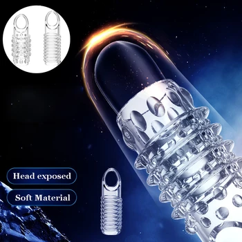 Sex Toys For Men Cock Ring Penis Enlargement Sleeve Delay Ejaculation Erection Toys For Adults 18 Sex Shop Couple Rings 2