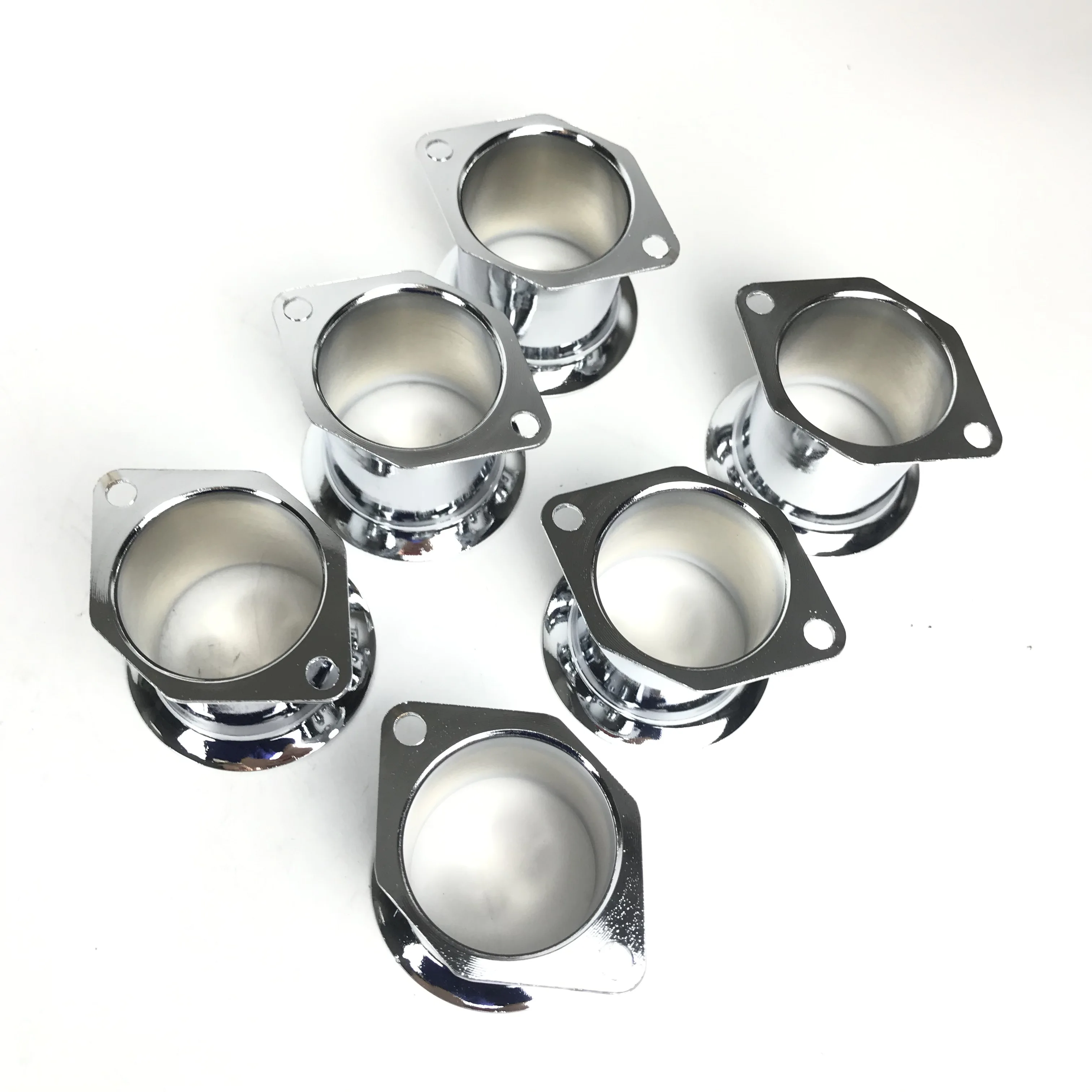 SherryBerg Carburetor horns 6 X New Air Horn Velocity Stacks Pipe Trumpet Slides For Weber 45dcoe 45mm 44IDF Carburetor Carb